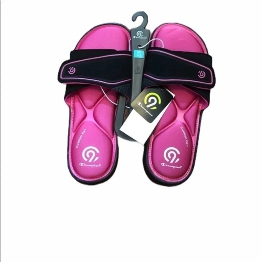 Girls' Sport‎ Memory Foam Slide Sandals Medium 2/3